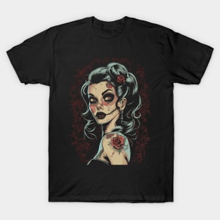 Tattoo Zombie Chick One T-Shirt